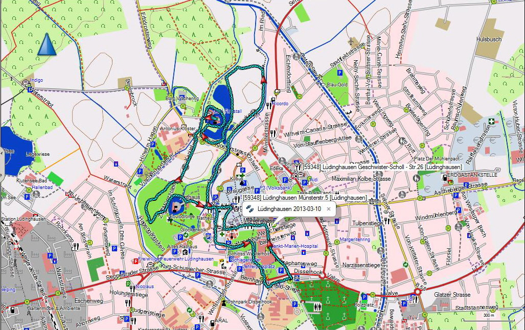 L�dinghausen-Karte